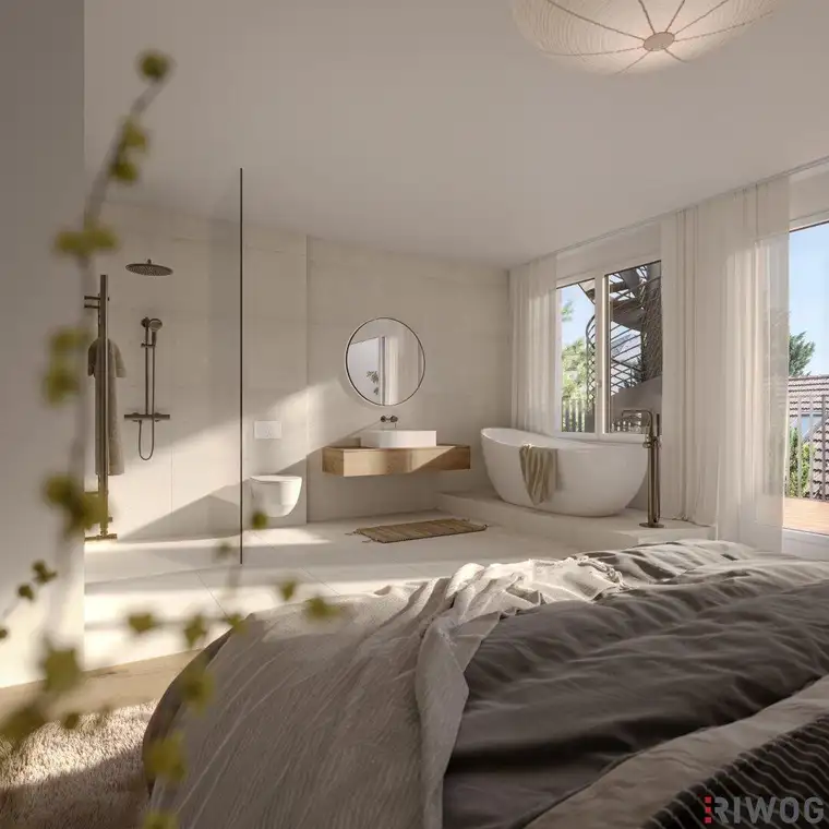 ERSTBEZUG TOWNHOUSE | 5-Zimmer | Nähe Stadtplatz | Südwestseitiger Eigengarten und Dachgarten | Sole-Wasser-Wärmepumpe