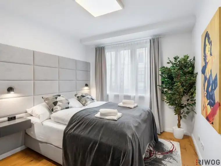 Voll möblierte Design Wohnung mit super 3-Zimmer Grundriss
