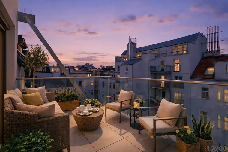 ERSTBEZUG II 53m² WOHNZIMMER + WOHNKÜCHE II MAISONETTE MIT BALKON UND TERRASSE II 3 BÄDER - 3 WC´s II LUFTWÄRMEPUMPE + KLIMA II NÄHE AKH UND U6 ALSER STRASSE II ANLEGERPREIS