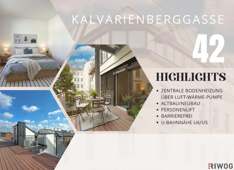 TINY APARTMENT mit Terrasse komplett in den Innenhof gerichtet | LUFT-WÄRME-PUMPE