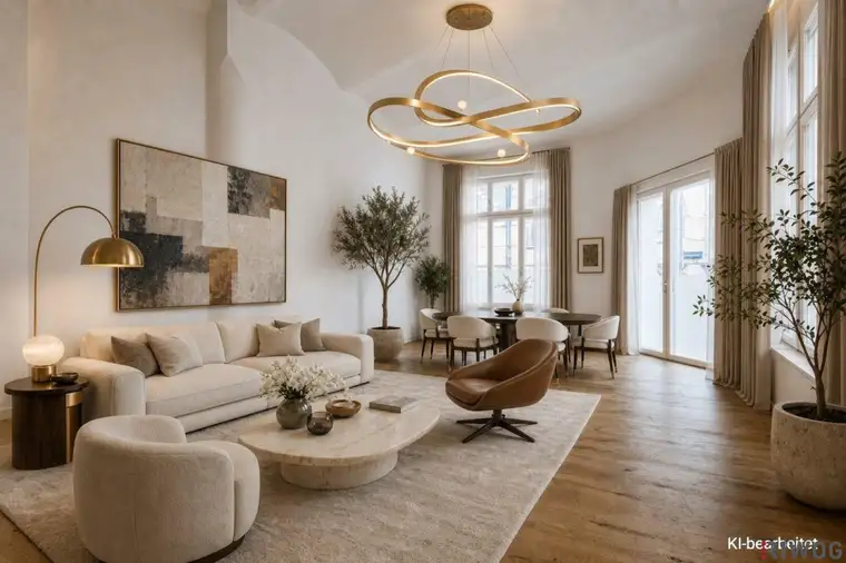 BALKON UND ÜBER 4 METER RAUMHÖHE II PRESTIGE UND ELEGANZ II WOHNEN IM DENKMALGESCHÜTZEN MÖDLINGER STADTJUWEL II FUSSGÄNGERZONE