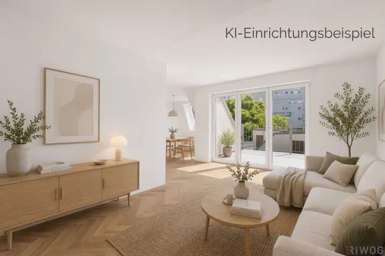 Moderner Dachgeschoss-Neubau mit XXL-Dachterrasse und vielen technischen Raffinessen in U-Bahn Nähe