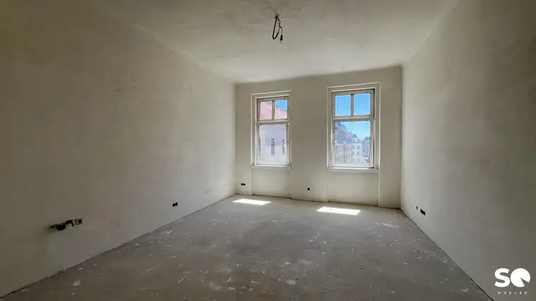 # SQ - ERSTBEZUG - 3 ZIMMER WOHNUNG NÄHE TABORSTRASSE - BLUMAUERGASSE - 3 STOCK OHNE LIFT (DERZEIT IN SANIERUNG)