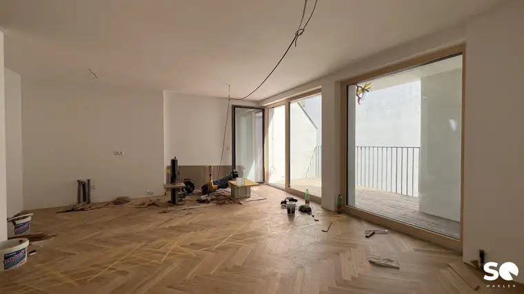 # SQ - EXKLUSIVE DACHGESCHOSSWOHNUNG IN 1030 WIEN - SEIDLGASSE - 2 ZIMMER und TERRASSE - TOP 13