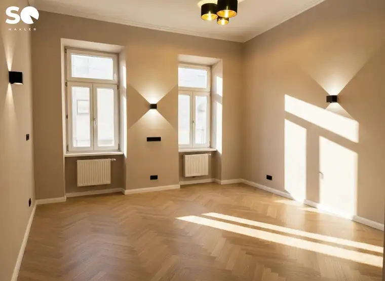 #SQ - ERSTBEZUG - 2 ZIMMER IN RUHIGER LAGE - STILVOLLER ALTBAU, IDEALER GRUNDRISS + FRANZÖSISCHER BALKON