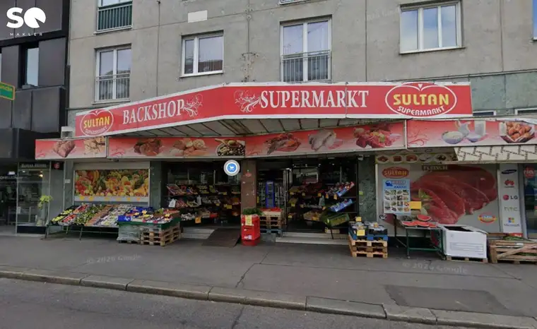 # SQ - UNBEFRISTET VERMIETETES GESCHÄFTSLOKAL - BRÜNNER STR. - 1210 WIEN ca. 4,75% RENDITE
