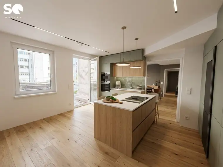 #SQ - Moderne Wohnung mit vielseitigem Gestaltungspotenzial und großer Terrasse auf einer Ebene Nähe Schlossquadrat!
