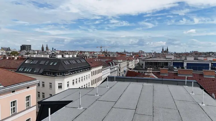 Penthouse Dachgeschoss I Dachterrasse mit Fernblick über die Dächer von Wien I Erstbezug I 