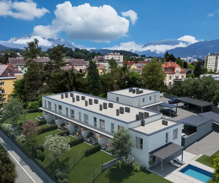Modernes Reihenhaus mit Eigengarten und Terrasse in attraktiver Lage von Villach