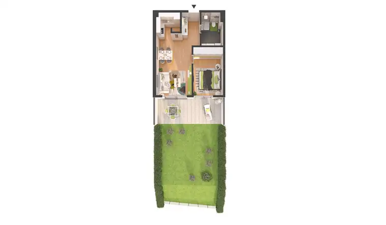 2-Zimmer Gartenwohnung (Top W02)
