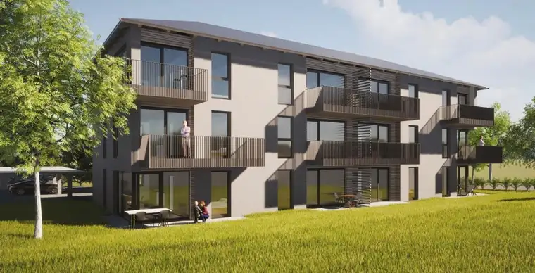 NEUBAU Gartenwohnung: Barrierefreie 2-Zimmer Mietwohnung zu vermieten!