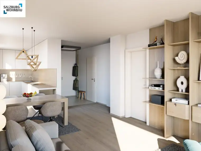 Moderne 2-Zimmer Gartenwohnung mit ca. 46 m² Wohnfläche