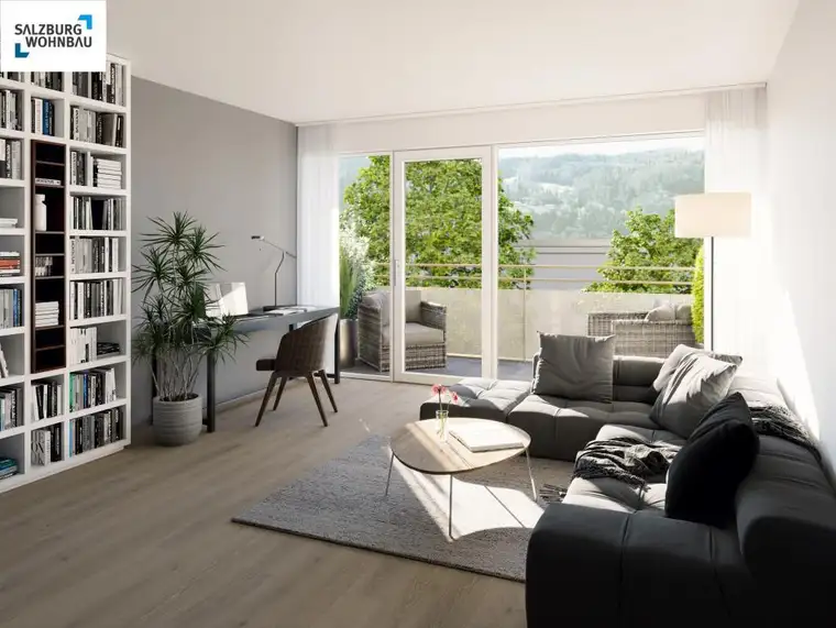 Wohnen über den Dächern – mit Sonne auf dem Balkon