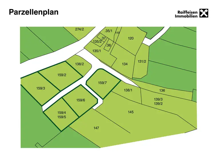 Nur noch 4 Baugründe in Siedlungslage am Ortsrand