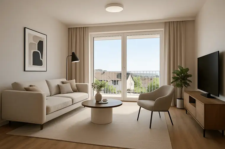 2-Zimmer-Wohnung mit Loggia