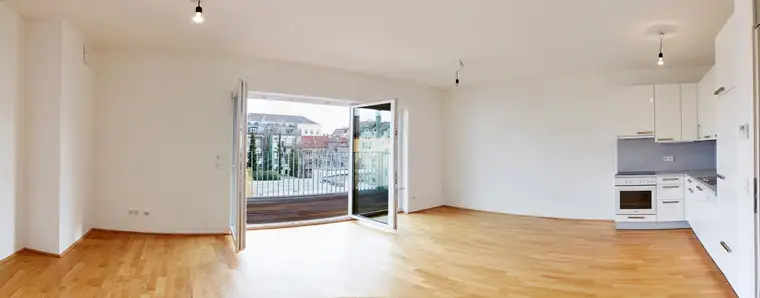 Innenstadtwohnung mit toller Aussicht und Balkon mit Blick in den Innenhof