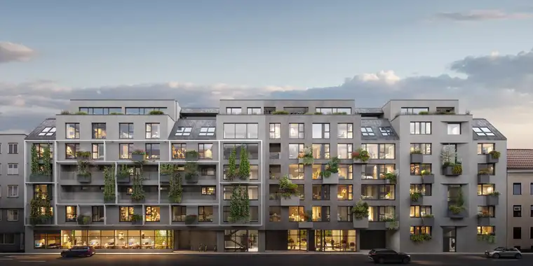 Geschäftslokal im Neubauprojekt