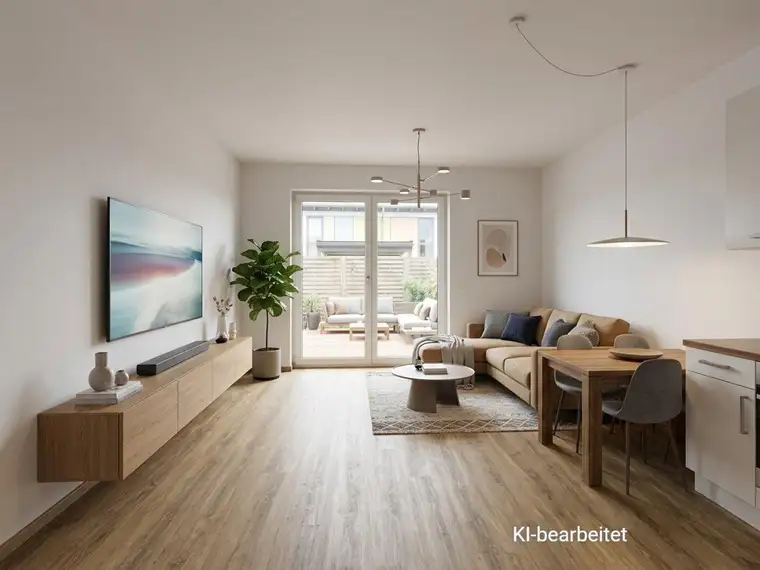 Gepflegte 2-Zimmerwohnung mit Garten, Terrasse &amp; Stellplatz