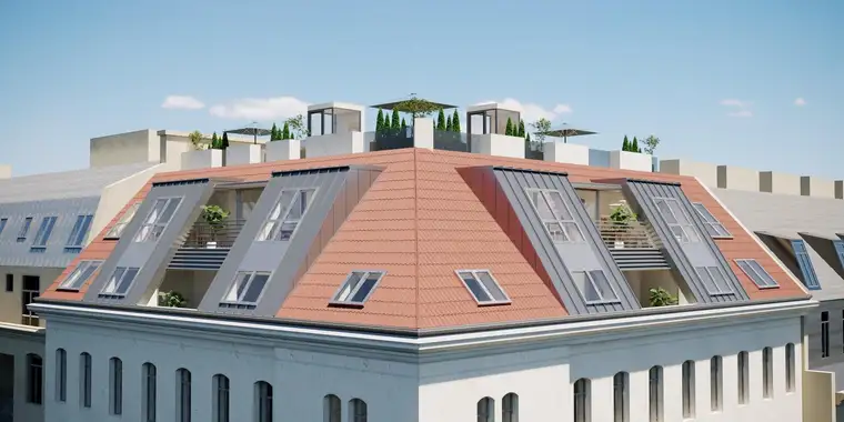 "Margarete"-Topdachgeschossausbau im Herzen des 5. Bezirks, ab 2028 direkt neben der U 2 - nur noch 5 Wohnungen frei