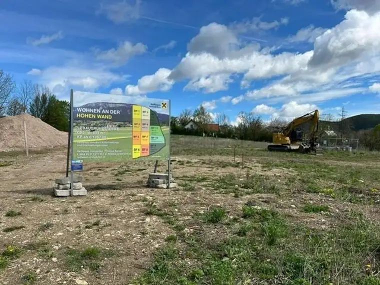 Ihr Baugrundstück an der Hohen Wand!