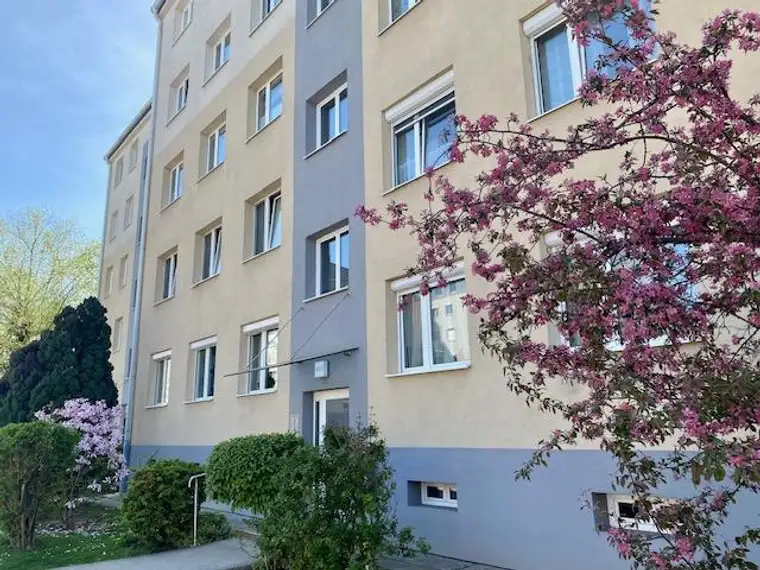 Gepflegte 3-Zimmer-Wohnung im Erdgeschoß! Loggia!