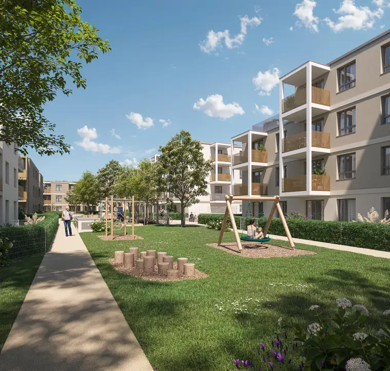 HOCHWERTIG UND MODERN WOHNEN IM STADTZENTRUM VON KORNEUBURG - IHRE HERRLICHE GARTENWOHNUNG IM KORNEUM - PROVISIONSFREI