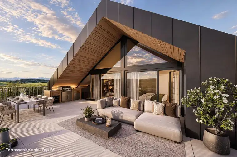 Am Südring - Top B5: 4-Zimmer-Penthouse mit 121 m² Panoramabalkon und zwei Loggien