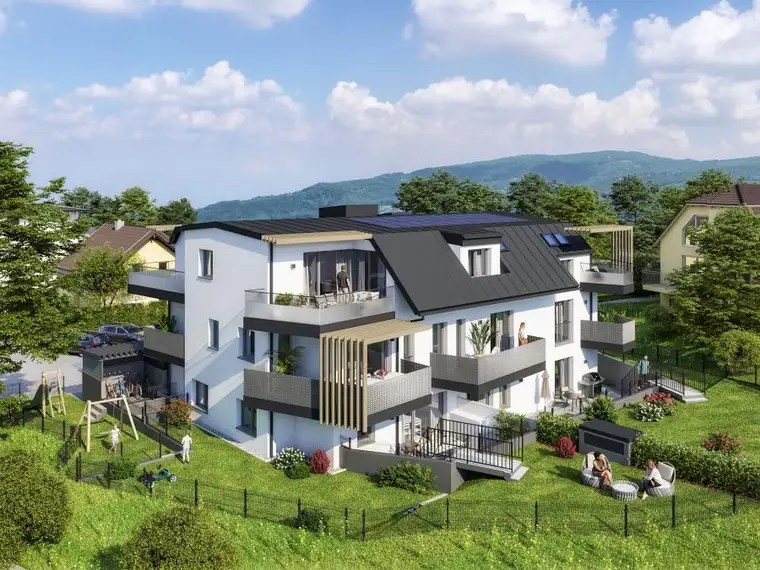 Mattsee "SEENSWERT" W1 - 4 Zimmer Neubauwohnung mit Privatgarten &amp; Terrasse | Bezug in Kürze möglich!