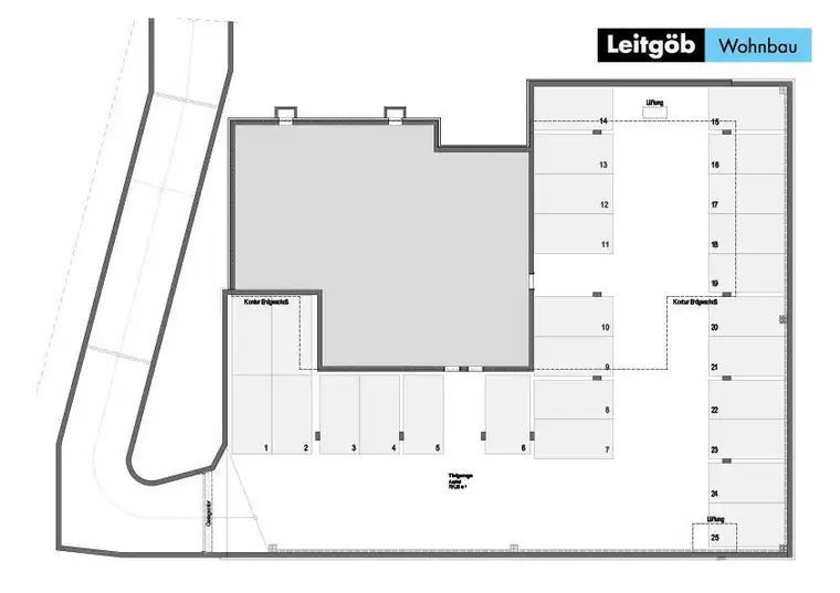 Tiefgaragenstellplätze zu vermieten: St. Johann – Reinbach