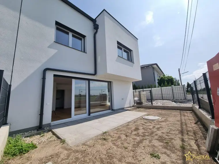 SÜDSEITE! 128m² WNFL! EXQUISITES, SCHLÜSSELFERTIGES 5-ZIMMER-ZIEGELHAUS. 3 Bäder. 3 Toiletten. Elektrische Rollläden, Klimavorbereitung, edler Parkett und Sanitärkeramik!