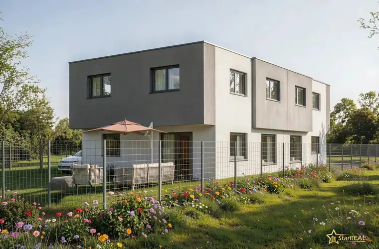 182 m² GARTENPARADIES FÜR DIE GANZE FAMILIE. WIENERBERGER-NEUBAU-HAUS . PROVISIONSFREI für den Käufer.