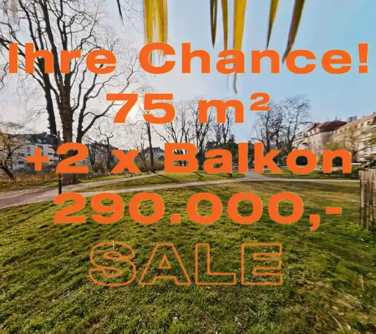 IHRE CHANCE 75 m² DACHWOHNUNG +2 x BALKONE 10 m²
+GRÜNRUHELAGE +SAARPLATZ-NÄHE +FREI VERMIETBAR!
