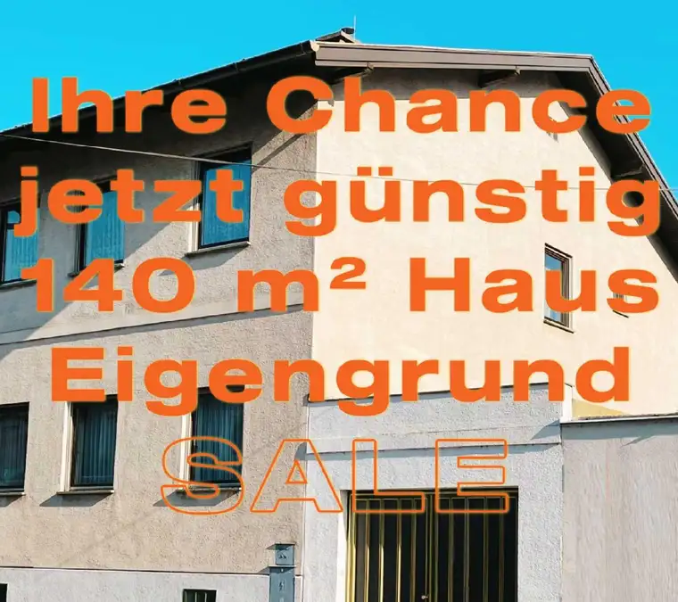 IHRE CHANCE JETZT GÜNSTIG 140 m² HAUS AUF EIGENGRUND +GARAGE +RUHELAGE 