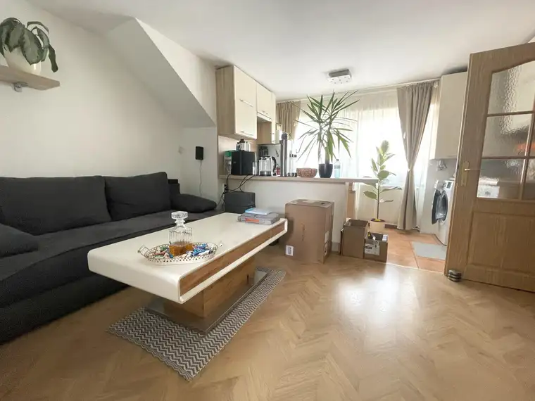 Renovierte und Kompakte 2-Zimmer Dachgeschoss Wohnung