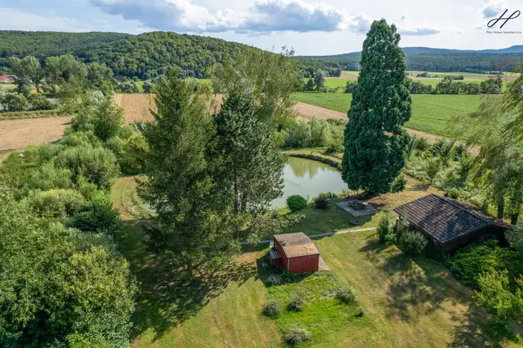NEUER PREIS! - Grundstück mit 2 Teichen und Fischerhütte!