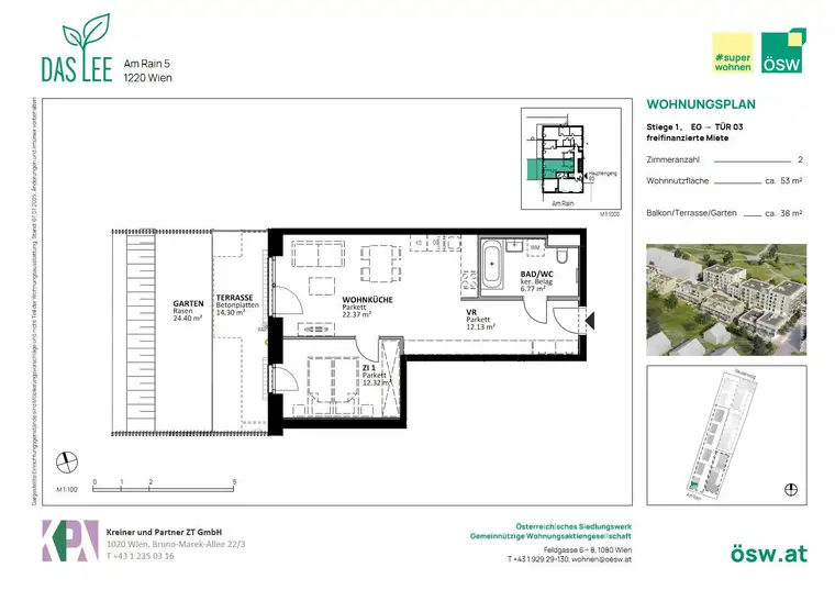 Neubauwohnung zwischen Stadt und Natur
