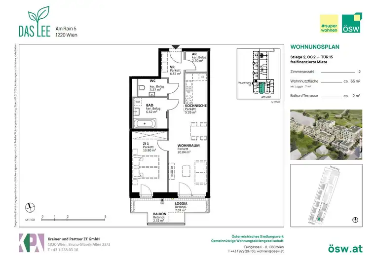 Provisionsfreie Neubauwohnung mit Freifläche