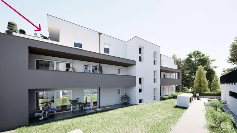 **Wohnhausanlage Bachgasse** Neubau II - traumhafte Dachterrassenwohnung - Mitten in St. Florian