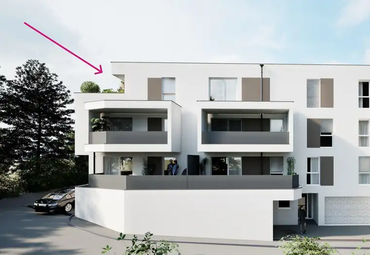 **Wohnhausanlage Bachgasse** Neubau II - traumhafte Dachterrassenwohnung - Mitten in St. Florian