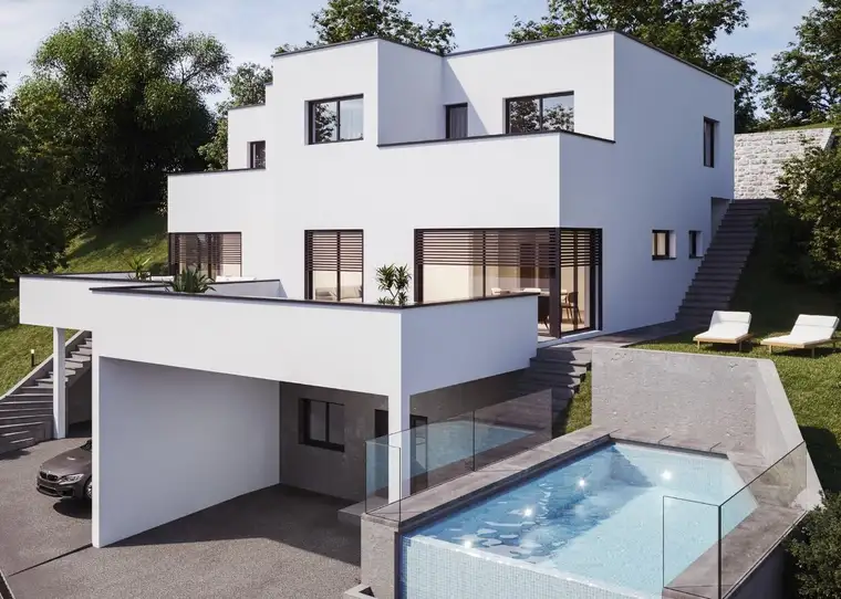 Grünlage PUCHENAU - Traumhafte Doppelhaushälfte mit Panoramablick