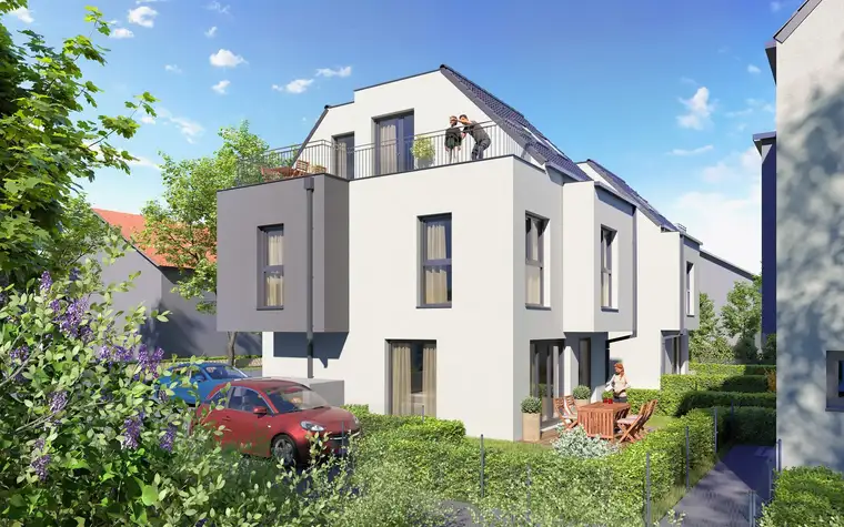 Eckreihenhaus mit Dachterrassenweitblick - BELAGSFERTIG Jetzt zum AKTIONSPREIS