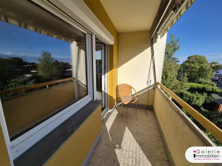 Grünruhelage! Sonnige 3-Zimmer-Neubauwohnung mit Loggia - Fernblick