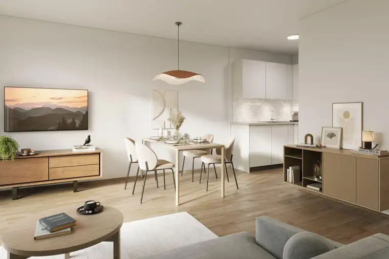 „Village im Dritten – PARK HOMES“ Provisionsfreie 3-Zimmer Eigentumswohnung mit zwei Balkonen (Erstbezug!) Top 18