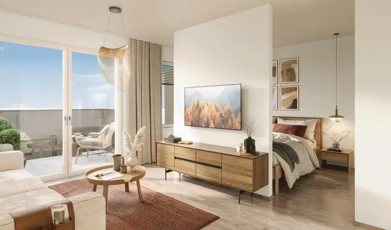 „Village im Dritten – PARK HOMES“ provisionsfreies Eigentums-Mikroapartment (Erstbezug!) Top 69