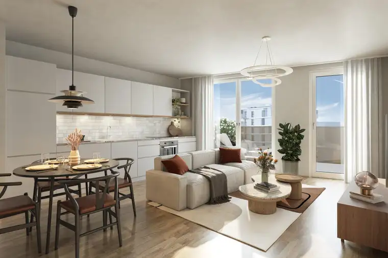 „Village im Dritten – PARK HOMES“ Provisionsfreie 2-Zimmer Eigentumswohnung (Erstbezug) Top 65