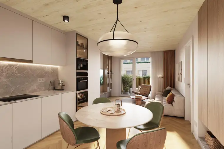 „Leopold Quartier“ Optimal geschnittenes Mikroapartment mit Balkon (Erstbezug &amp; Provisionsfrei!) Top 86