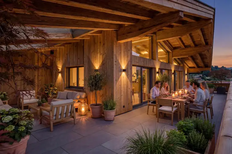 Sonnige Penthouse-Wohnung Ski-In / Ski-Out