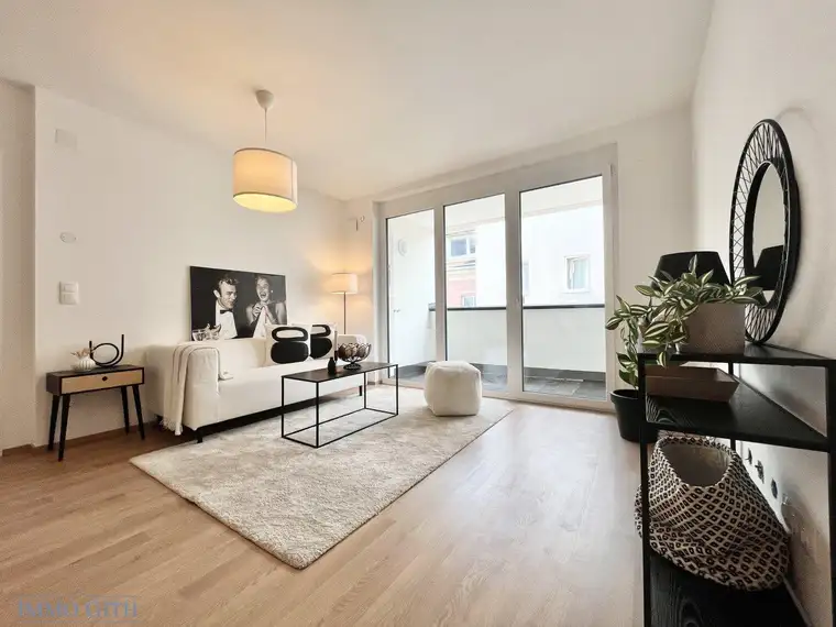 WOHNEN MIT ZUKUNFT: GUT GESCHNITTENE 3-ZIMMER-WOHNUNG MIT LOGGIA &amp; PROVISIONSFREIER KAUFOPTION IM ZENTRUM VON NEUNKIRCHEN!