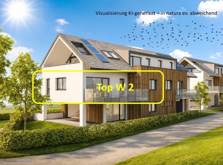 KAUF SALZBURG-STADT: NEUBAU Anfang Moosstraße - HASLBERGERWEG 31: 81 m² 3-Zimmer-Wohnung - mit 20 m² Südbalkon - Top W 2 - im 1. OG