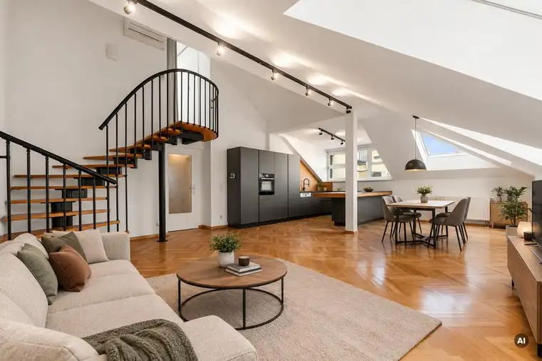 Eleganz auf zwei Ebenen!Dachterrassenwohnung im Herzen Wiens